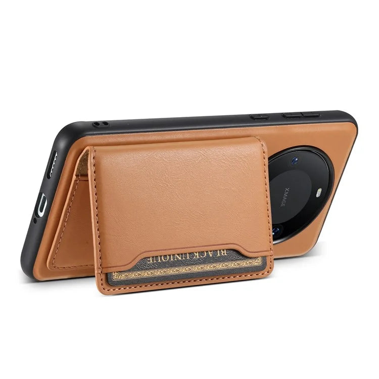 DENIOR For Huawei Mate 60 Pro / Pro+ Magnetic Case Detachable Card Bag Phone Cover