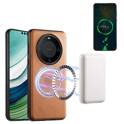 DENIOR For Huawei Mate 60 Pro / Pro+ Magnetic Case Detachable Card Bag Phone Cover