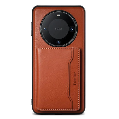 DENIOR For Huawei Mate 60 Pro / Pro+ Magnetic Case Detachable Card Bag Phone Cover