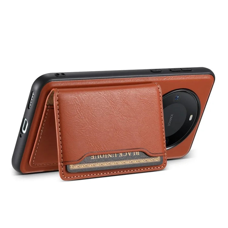 DENIOR For Huawei Mate 60 Pro / Pro+ Magnetic Case Detachable Card Bag Phone Cover