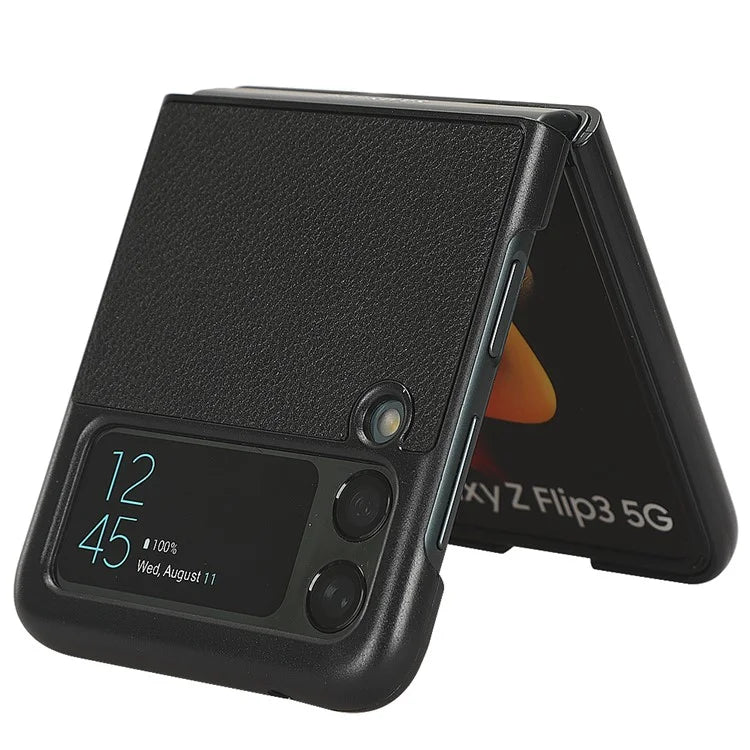 For Samsung Galaxy Z Flip3 5G Case PU Leather Card Holder Phone Back Cover