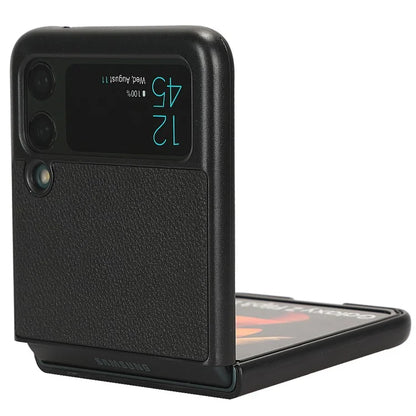 For Samsung Galaxy Z Flip3 5G Case PU Leather Card Holder Phone Back Cover