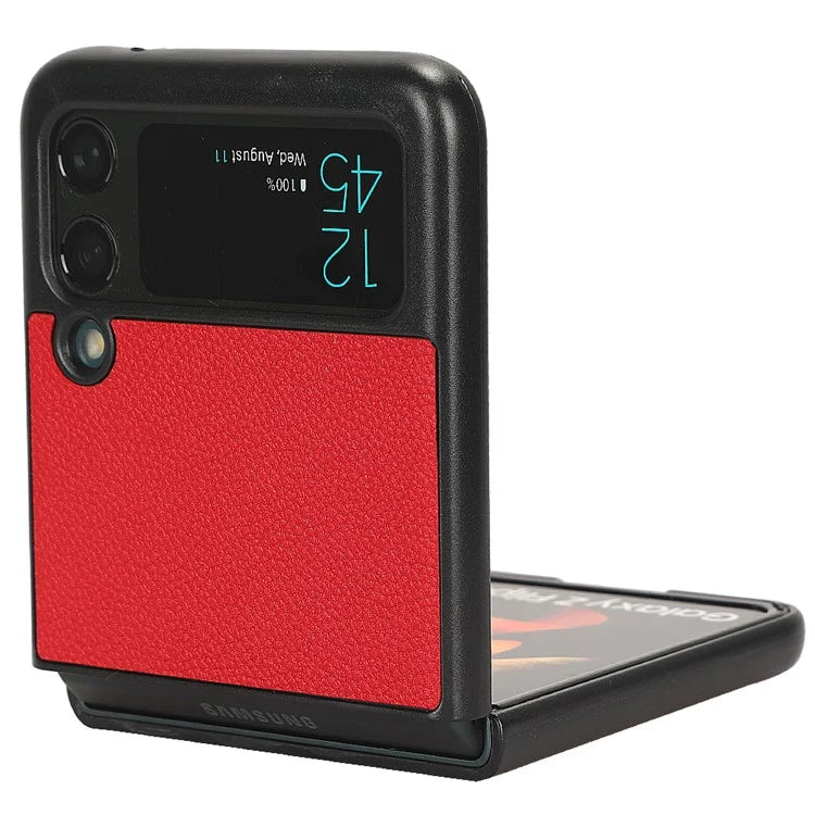 For Samsung Galaxy Z Flip3 5G Case PU Leather Card Holder Phone Back Cover