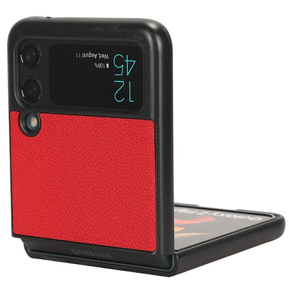 For Samsung Galaxy Z Flip3 5G Case PU Leather Card Holder Phone Back Cover