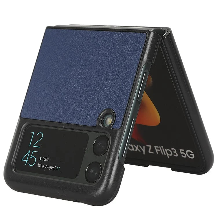 For Samsung Galaxy Z Flip3 5G Case PU Leather Card Holder Phone Back Cover