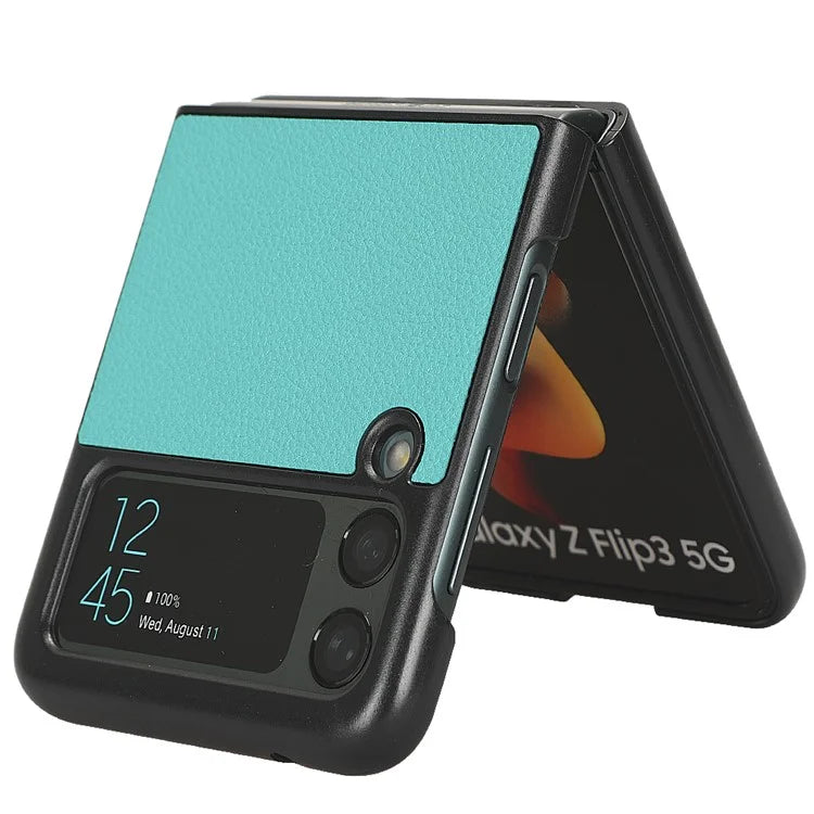 For Samsung Galaxy Z Flip3 5G Case PU Leather Card Holder Phone Back Cover
