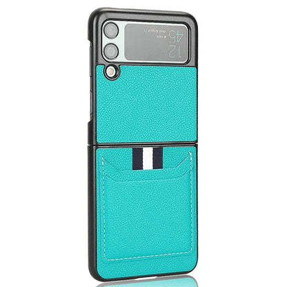 For Samsung Galaxy Z Flip3 5G Case PU Leather Card Holder Phone Back Cover