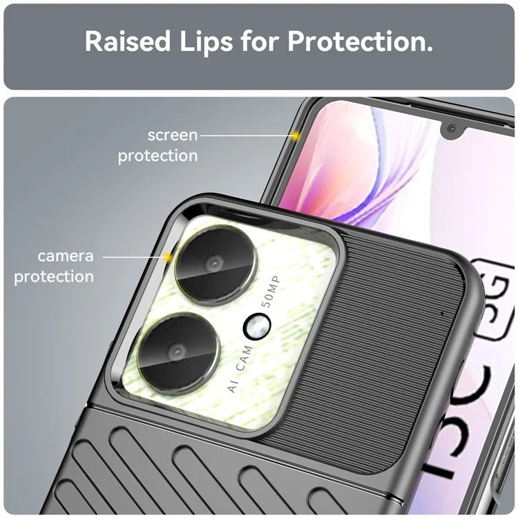 Thunder Series For Xiaomi Redmi 13C 4G / 13C 5G / Poco C65 4G Case Soft TPU Phone Back Cover
