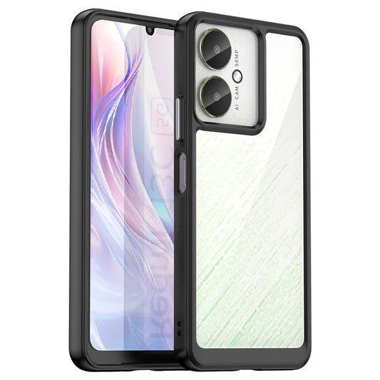 For Xiaomi Redmi 13C 4G / 13C 5G / 13R 5G / Poco C65 4G Hybrid Case TPU+Acrylic Phone Back Cover