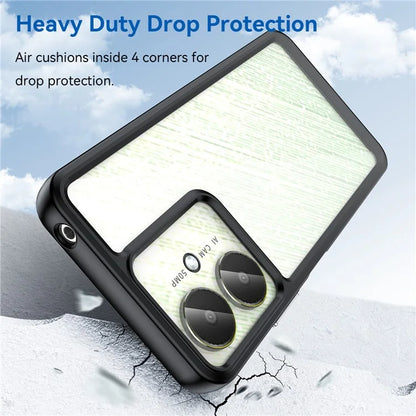 For Xiaomi Redmi 13C 4G / 13C 5G / 13R 5G / Poco C65 4G Hybrid Case TPU+Acrylic Phone Back Cover