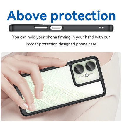 For Xiaomi Redmi 13C 4G / 13C 5G / 13R 5G / Poco C65 4G Hybrid Case TPU+Acrylic Phone Back Cover