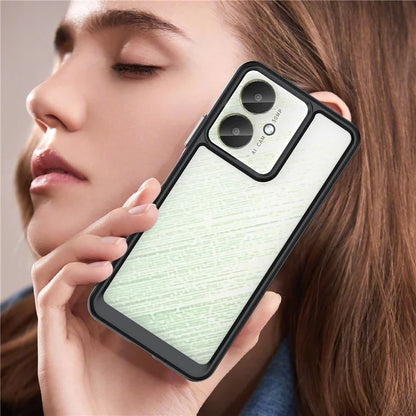 For Xiaomi Redmi 13C 4G / 13C 5G / 13R 5G / Poco C65 4G Hybrid Case TPU+Acrylic Phone Back Cover