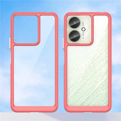 For Xiaomi Redmi 13C 4G / 13C 5G / 13R 5G / Poco C65 4G Hybrid Case TPU+Acrylic Phone Back Cover