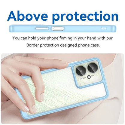 For Xiaomi Redmi 13C 4G / 13C 5G / 13R 5G / Poco C65 4G Hybrid Case TPU+Acrylic Phone Back Cover