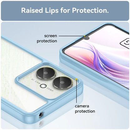 For Xiaomi Redmi 13C 4G / 13C 5G / 13R 5G / Poco C65 4G Hybrid Case TPU+Acrylic Phone Back Cover