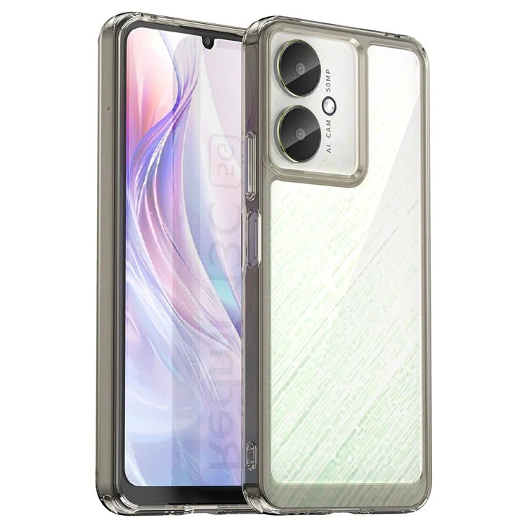 For Xiaomi Redmi 13C 4G / 13C 5G / 13R 5G / Poco C65 4G Hybrid Case TPU+Acrylic Phone Back Cover