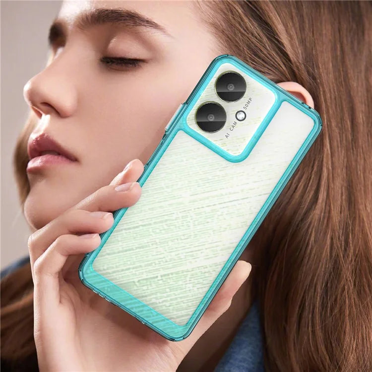 For Xiaomi Redmi 13C 4G / 13C 5G / 13R 5G / Poco C65 4G Hybrid Case TPU+Acrylic Phone Back Cover