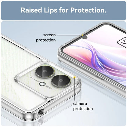 For Xiaomi Redmi 13C 4G / 13C 5G / 13R 5G / Poco C65 4G Hybrid Case TPU+Acrylic Phone Back Cover