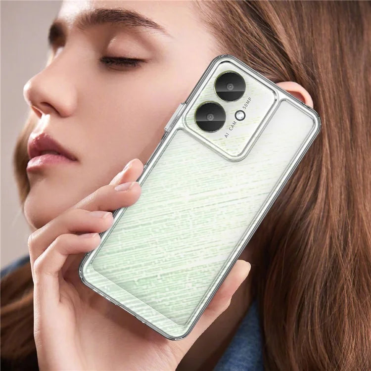 For Xiaomi Redmi 13C 4G / 13C 5G / 13R 5G / Poco C65 4G Hybrid Case TPU+Acrylic Phone Back Cover