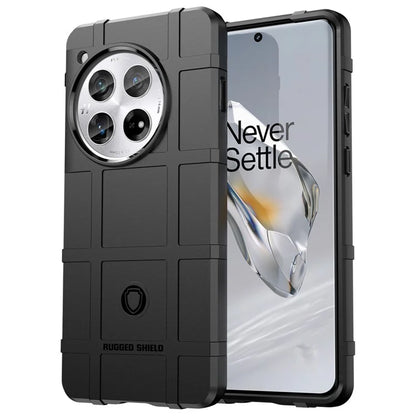 For OnePlus 12 5G Case Anti-Scratch Square Grid TPU Shell Phone Cover