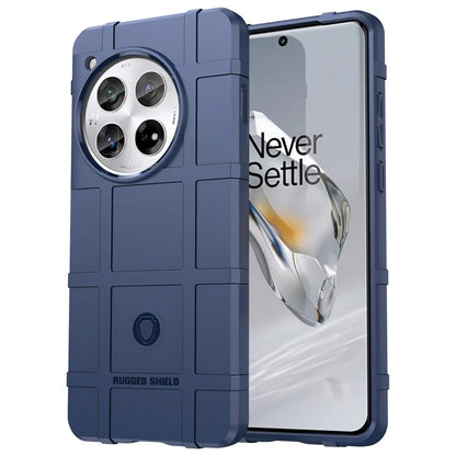 For OnePlus 12 5G Case Anti-Scratch Square Grid TPU Shell Phone Cover