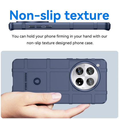 For OnePlus 12 5G Case Anti-Scratch Square Grid TPU Shell Phone Cover