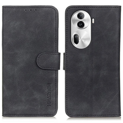 KHAZNEH For Oppo Reno11 Pro 5G (Global) / Reno11 (China) 5G Case Retro PU Leather Phone Wallet Cover