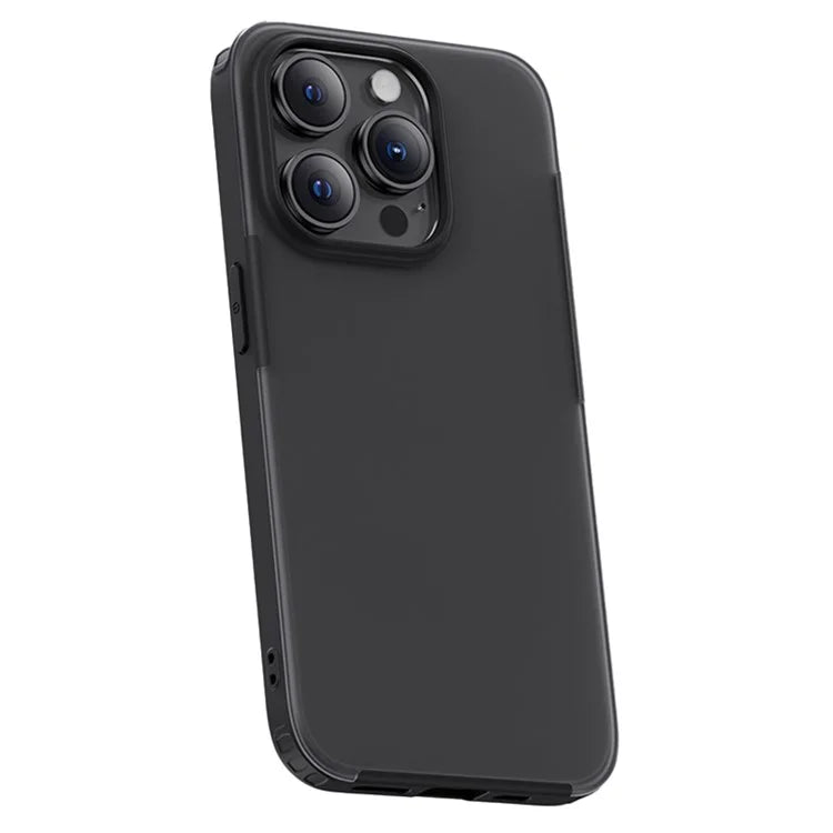 BENKS For iPhone 15 Pro Cell Phone Case Skin-Touch TPU+PC Cover Black