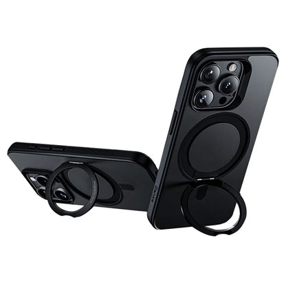 BENKS For iPhone 15 Pro Max Magnetic Case Rotary Kickstand Phone Cover