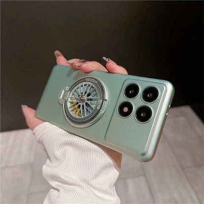 VOERO For Xiaomi Redmi K70 5G / K70 Pro 5G Kickstand Phone Case Built-In Rotating Gyro