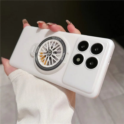 VOERO For Xiaomi Redmi K70 5G / K70 Pro 5G Kickstand Phone Case Built-In Rotating Gyro