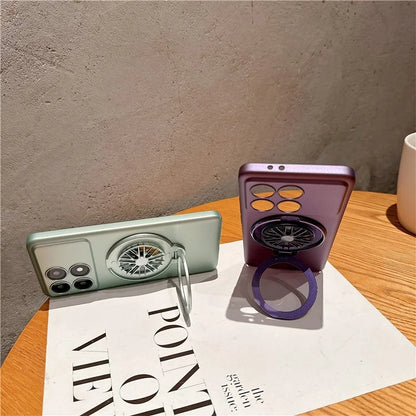 VOERO For Xiaomi Redmi K70 5G / K70 Pro 5G Kickstand Phone Case Built-In Rotating Gyro