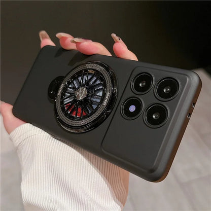 VOERO For Xiaomi Redmi K70 5G / K70 Pro 5G Kickstand Phone Case Built-In Rotating Gyro