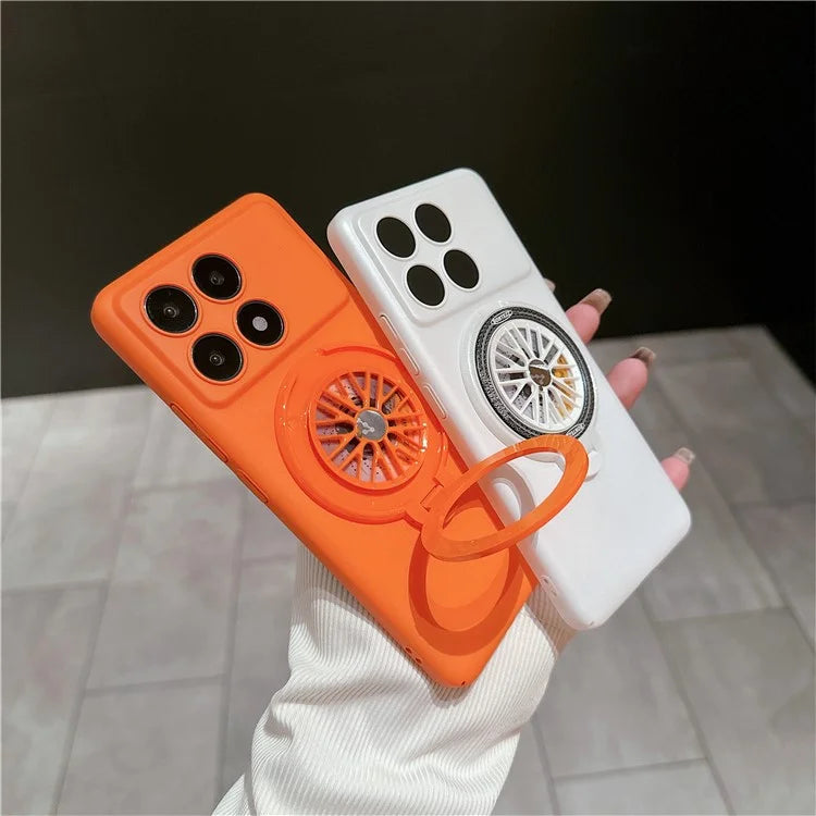VOERO For Xiaomi Redmi K70 5G / K70 Pro 5G Kickstand Phone Case Built-In Rotating Gyro