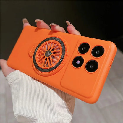 VOERO For Xiaomi Redmi K70 5G / K70 Pro 5G Kickstand Phone Case Built-In Rotating Gyro