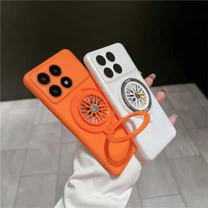 VOERO For Xiaomi Redmi K70 5G / K70 Pro 5G Kickstand Phone Case Built-In Rotating Gyro
