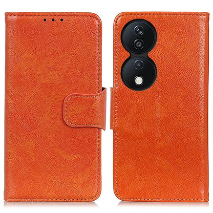 For Honor X7b 4G/Play 50 Plus 5G Wallet Case Nappa Texture Split Leather Phone Cover