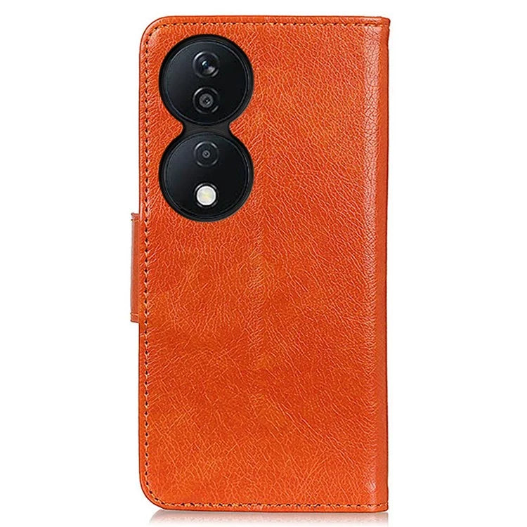 For Honor X7b 4G/Play 50 Plus 5G Wallet Case Nappa Texture Split Leather Phone Cover
