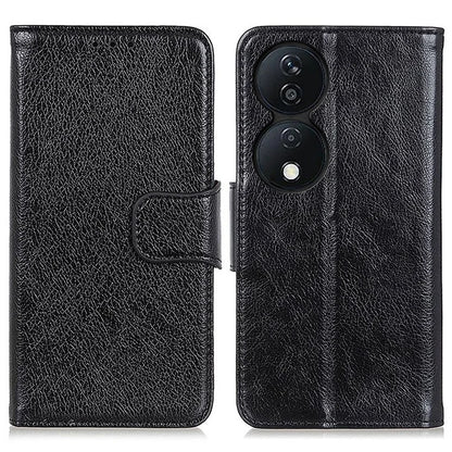 For Honor X7b 4G/Play 50 Plus 5G Wallet Case Nappa Texture Split Leather Phone Cover