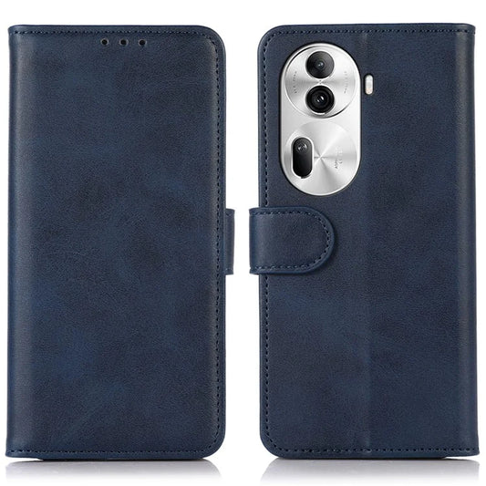 For Oppo Reno11 Pro 5G (Global) / Reno11 (China) 5G Leather Case Cowhide Texture Cell Phone Wallet Cover