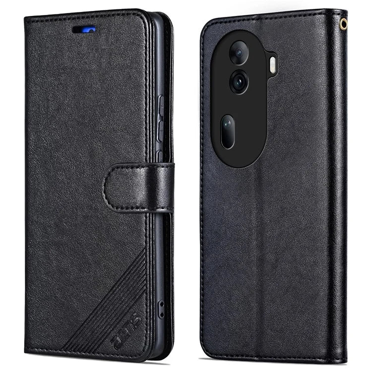 AZNS For Oppo Reno11 Pro 5G (Global) / Reno11 (China) 5G Case PU Leather Flip Phone Cover Wallet Card Slots