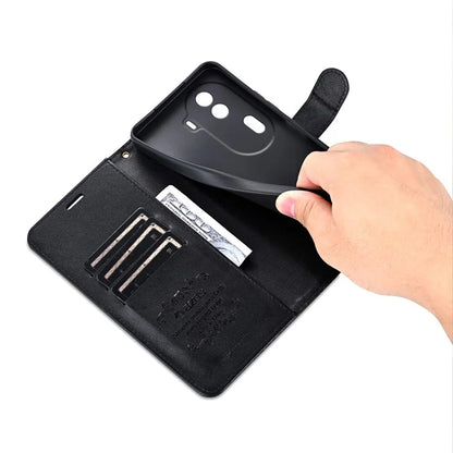 AZNS For Oppo Reno11 Pro 5G (Global) / Reno11 (China) 5G Case PU Leather Flip Phone Cover Wallet Card Slots
