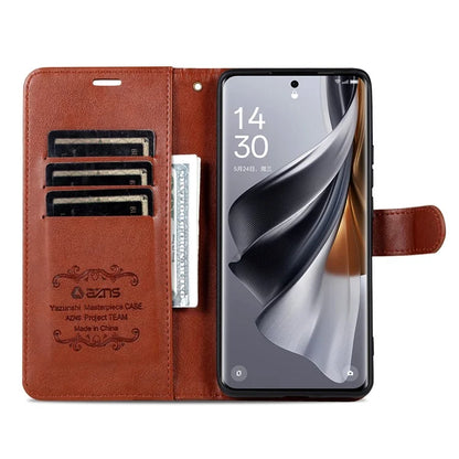 AZNS For Oppo Reno11 Pro 5G (Global) / Reno11 (China) 5G Case PU Leather Flip Phone Cover Wallet Card Slots