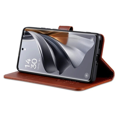 AZNS For Oppo Reno11 Pro 5G (Global) / Reno11 (China) 5G Case PU Leather Flip Phone Cover Wallet Card Slots