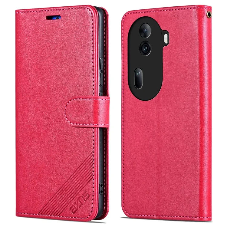 AZNS For Oppo Reno11 Pro 5G (Global) / Reno11 (China) 5G Case PU Leather Flip Phone Cover Wallet Card Slots