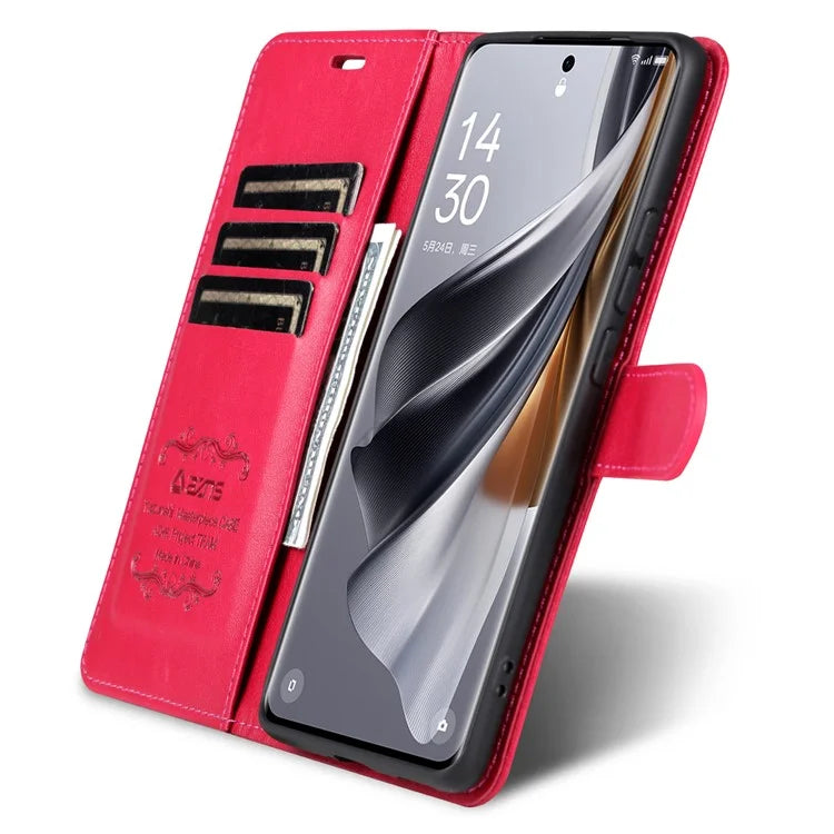 AZNS For Oppo Reno11 Pro 5G (Global) / Reno11 (China) 5G Case PU Leather Flip Phone Cover Wallet Card Slots