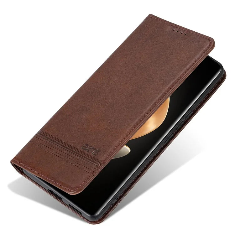 AZNS For Oppo Reno11 Pro 5G (Global) / Reno11 (China) 5G PU Leather Case Card Slots Wallet Phone Cover