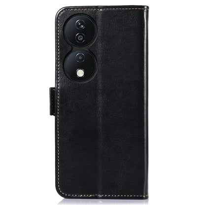 ABEEL For Honor X7b 4G / Play 50 Plus 5G Case PU Leather Crazy Horse Texture Wallet Cover