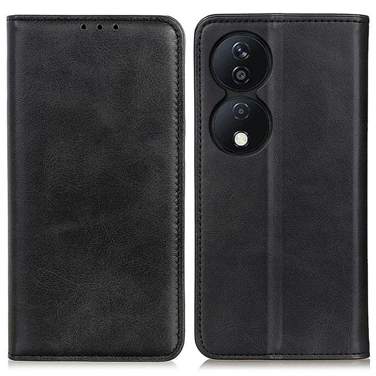For Honor X7b 4G / Play 50 Plus 5G Split Leather Case Wallet Cover Magnetic Closing