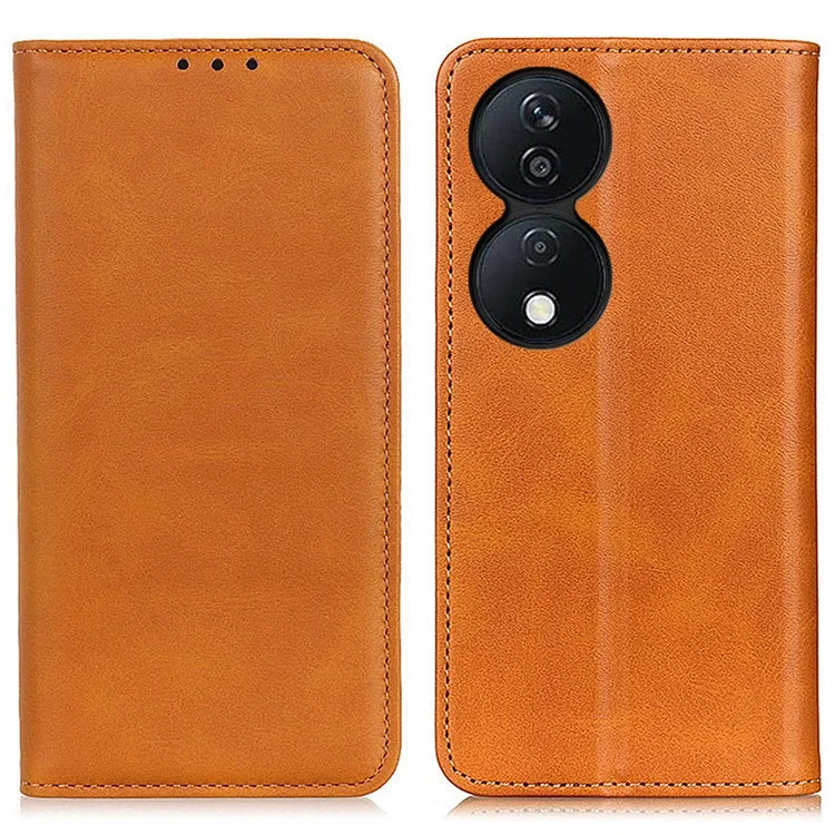 For Honor X7b 4G / Play 50 Plus 5G Split Leather Case Wallet Cover Magnetic Closing